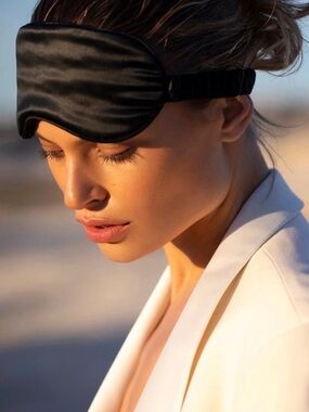 Slip Black Silk Eye Mask Pure Slipsilk Sleep Mask